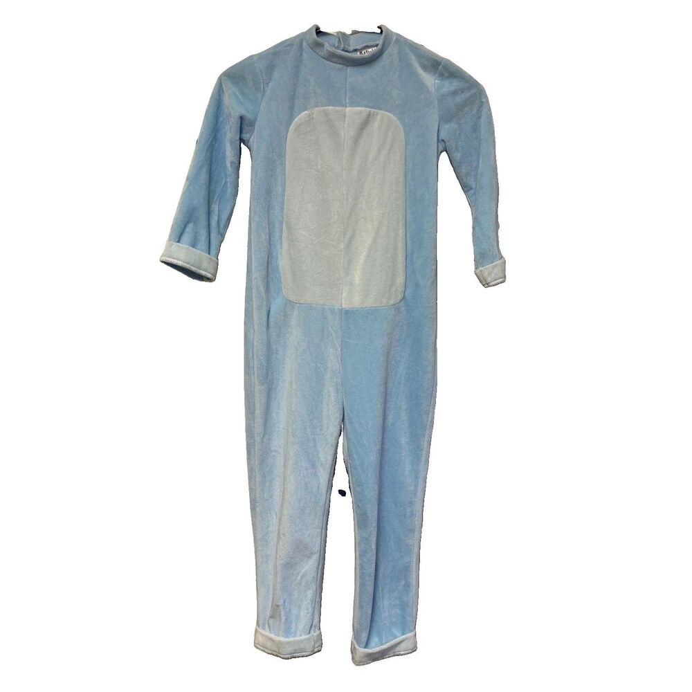 Bluey Halloween Costume 5 6T Light Blue Back Closure Removable Padded Tail